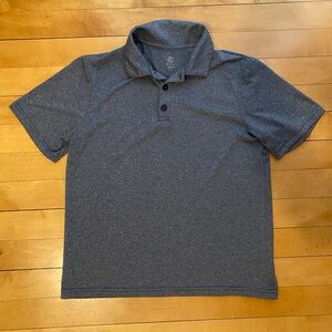 Boys Champion brand Blue textured Polo/Golf Shirt. Size M (8-10)